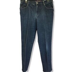 Gloria Vanderbilt Amanda Women's High Rise Medium Wash Jeans Sz 10 Short Classic